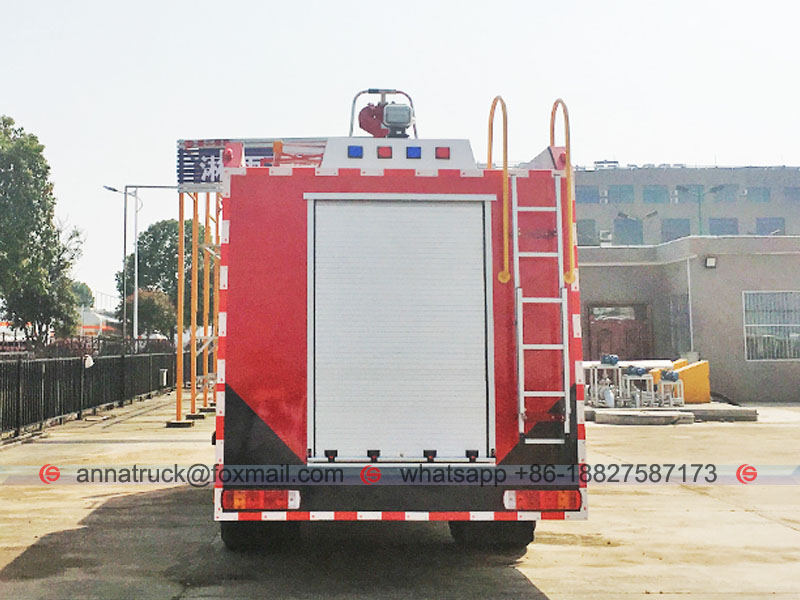 6,000 Liters Water Tank Foam Fire Truck