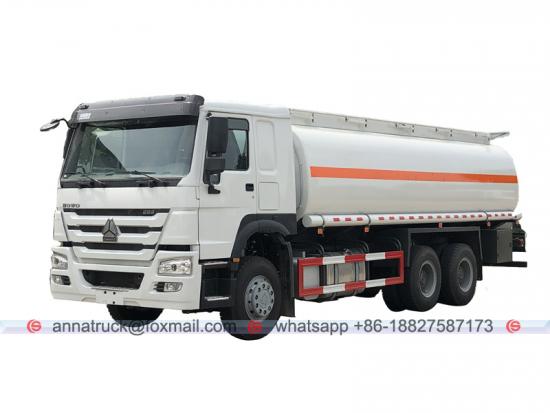 25,000 Liters SINOTRUK HOWO Fuel Tanker Truck