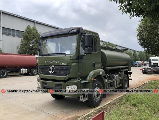 SHACMAN 10,000 Liters Militray Use Refuel Truck with Two Dispenser