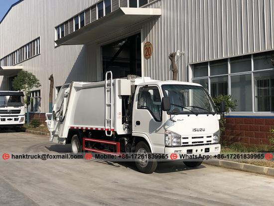 ISUZU ELF 4-6 CBM Compressed Garbage Compactor Truck