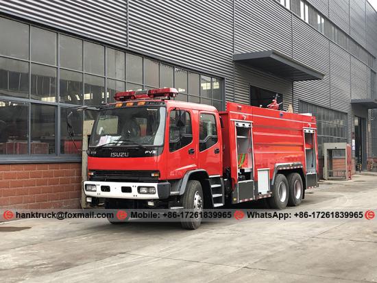 ISUZU FVZ 11,000 Liters Stainless Steel Water Tank Fire Truck