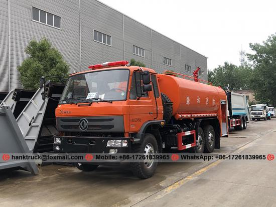 6x6 DONGFENG 8200 Liters Water Tank Fire Extinguish Truck