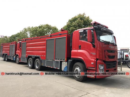 ISUZU GIGA Foam & Dry Powder Fire Brigade Rescue Truck Engine