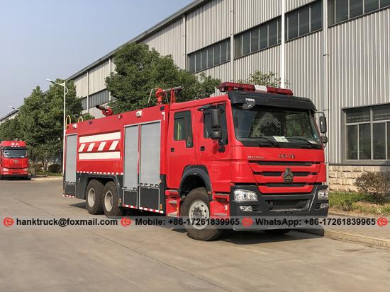 SINOTRUK Foam & Dry Powder Firefighting Rescue Truck Unit