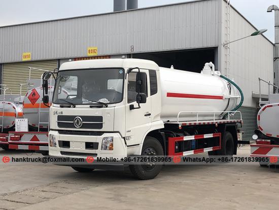DONGFENG 10,000 Liters Sludge Vacuum Truck with Italy MORO Pump