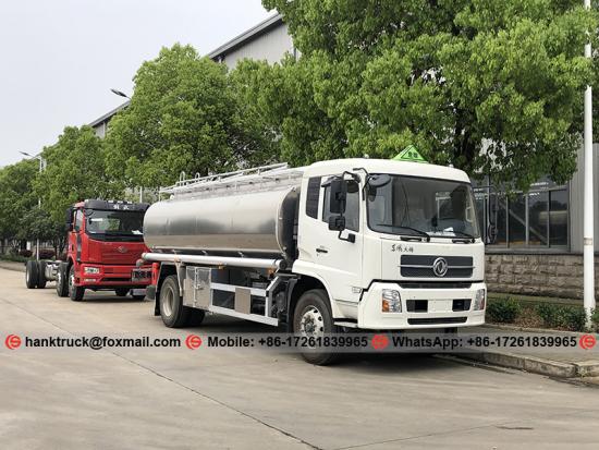 DONGFENG 16,000 Liters Aluminum Alloy Tanker Refuel Truck