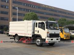 SINOTRUK HOWO 8,000 Liters Municipal Road Cleaning Sweep Truck