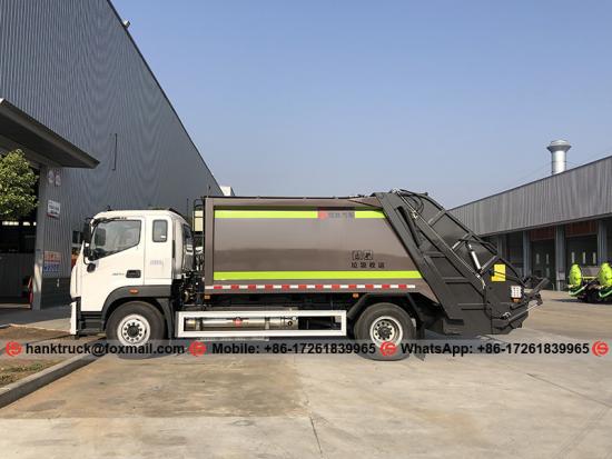 FOTON 12 CBM Garbage Collection Truck with LNG Clean Energy