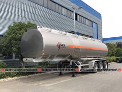Aluminum Alloy 43,000 Liters Diesel Fuel Tank Trailer with 6 Compartments