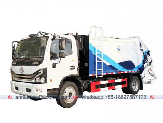 6CBM Dongfeng Garbage Compactor Truck