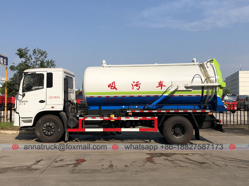 Sewage Vacuum Suction Tank Truck
