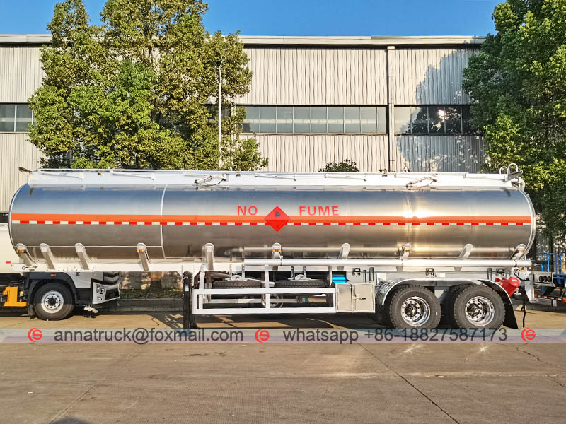 Aluminium Alloy Fuel Tank Semitrailer