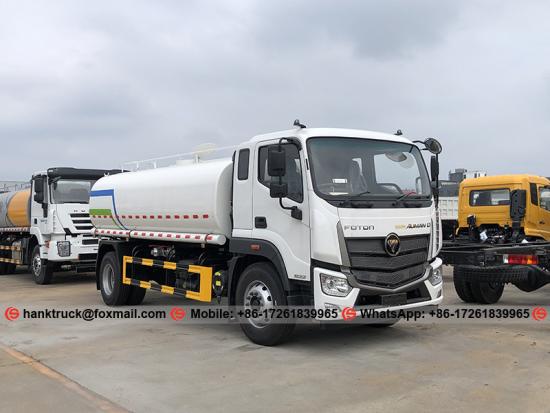 Right Hand Drive FOTON 12,000 Liters Water Tank Truck for Kenya