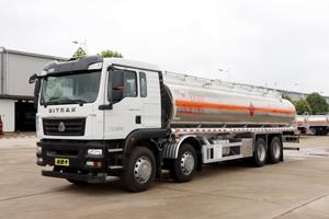 Gasoline oil truck