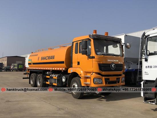 SHACMAN H3000 Right Hand Drive 20,000 Liters Water Bowser Truck