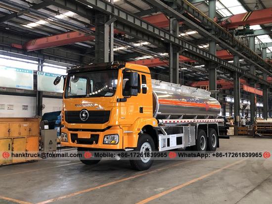 SHACMAN H3000 19,000 Liters Aluminum Alloy Fuel Tanker Truck