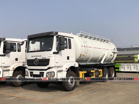SHACMAN H3000 20,000 Liters Vacuum Truck with Water Circulate Pump