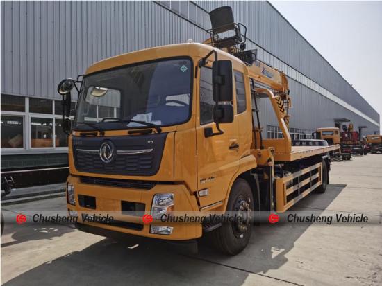 Dongfeng Kingrun Road Wrecker Mounted Crane