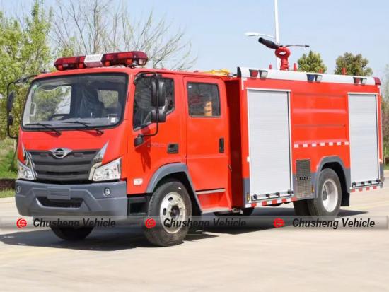 6,000 Liters Water Tank Foam Fire Truck