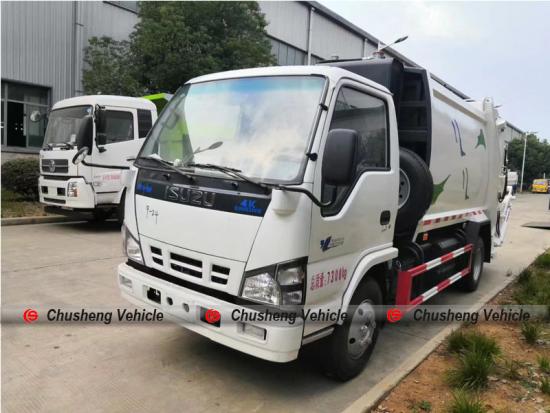 4cbm ISUZU Compressed Garbage Truck