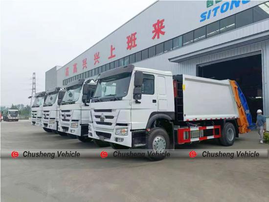 SINOTRUK HOWO 14CBM Garbage Compactor Truck