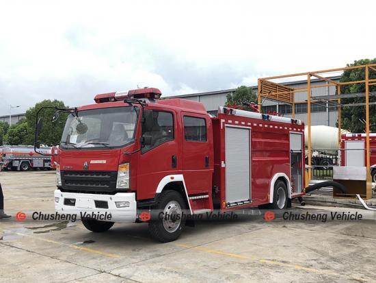 5000 Liters Water Fire Fighting Truck
