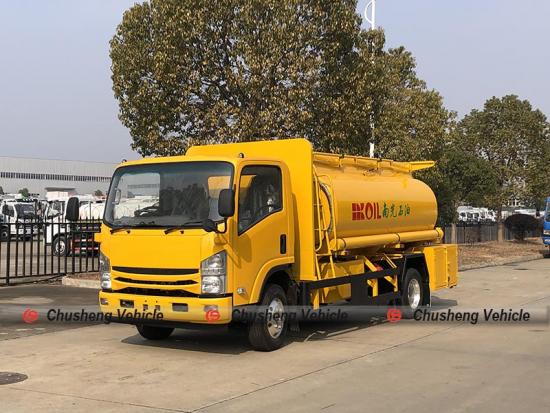 RHD ISUZU 7000 Liters Aluminum Alloy Fuel Delivery Truck
