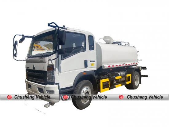 Water tank truck price