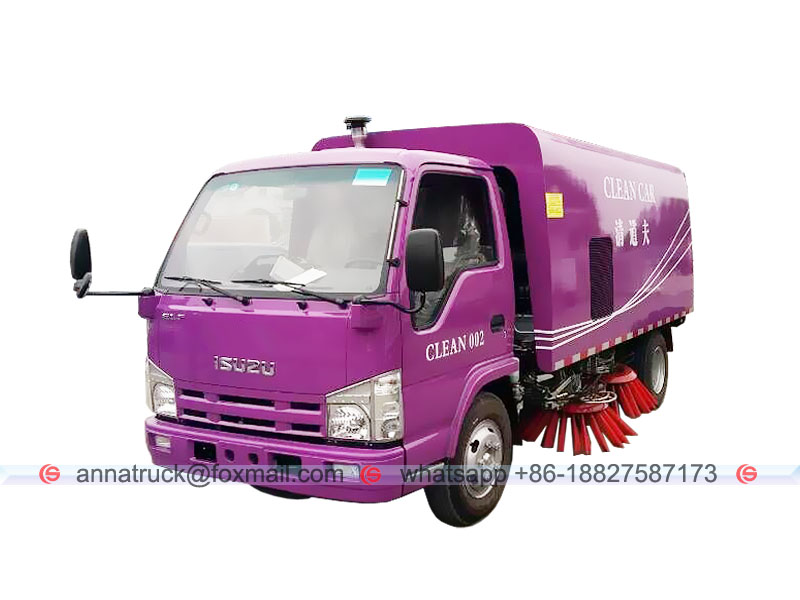Road sweeper truck