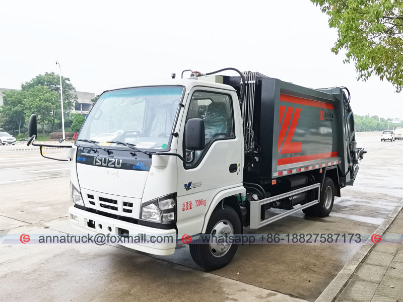 Affordable 6cbm Garbage Compactor Truck 