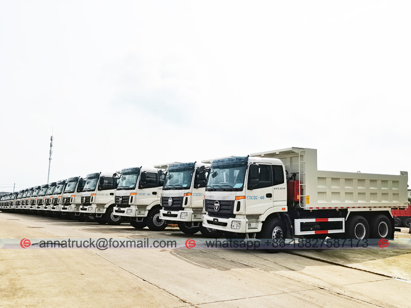 50 Units of FOTON Dump Truck (20CBM) Dispatching to Cambodia