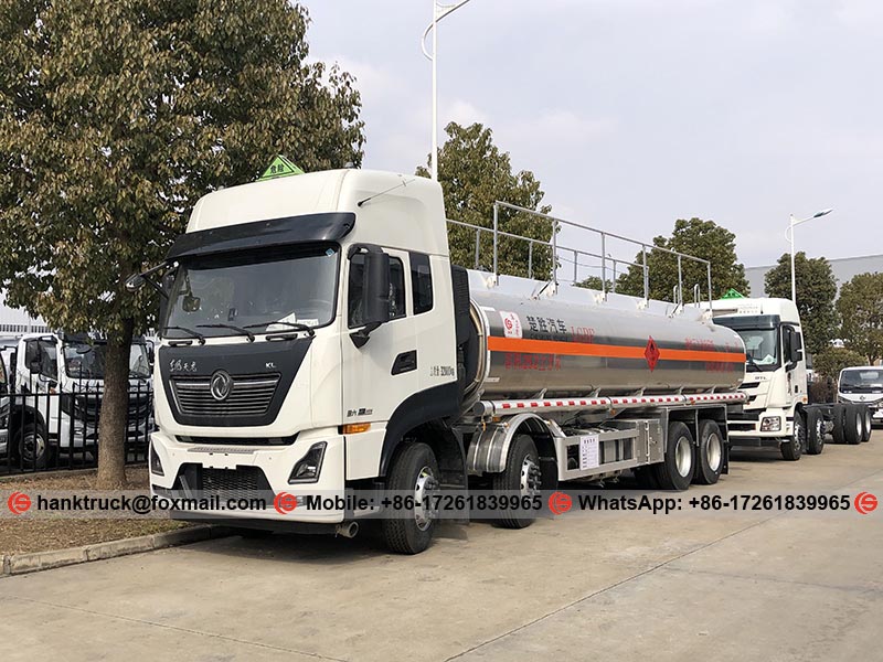 DONGFENG KL 8x4 25,000 Liters Aluminum Alloy Fuel Tanker Truck