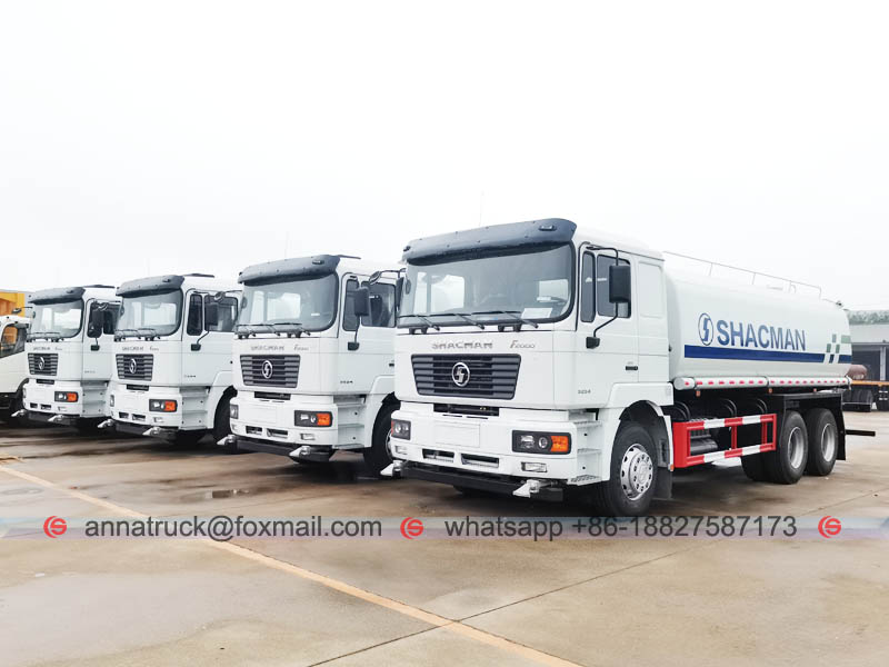 To Tanzania-Ten Units Shacman Brand Water Spraying Truck