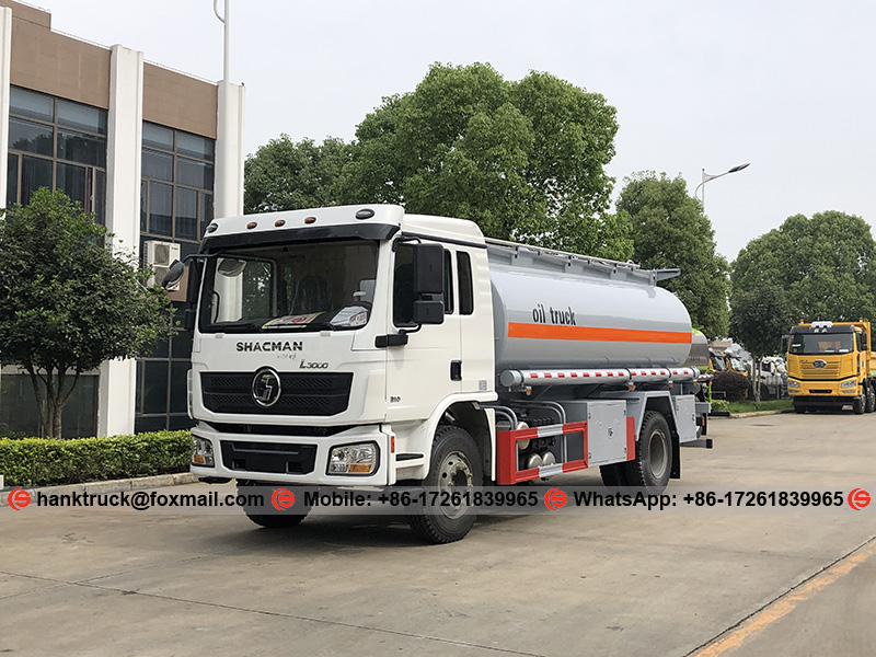 To Nigeria - SHACMAN L3000 10,000 Liters Refuel Tanker Truck