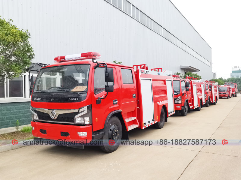 4 units Fire Fighting Truck Be Ready to Dispatch to Chinese Domestic