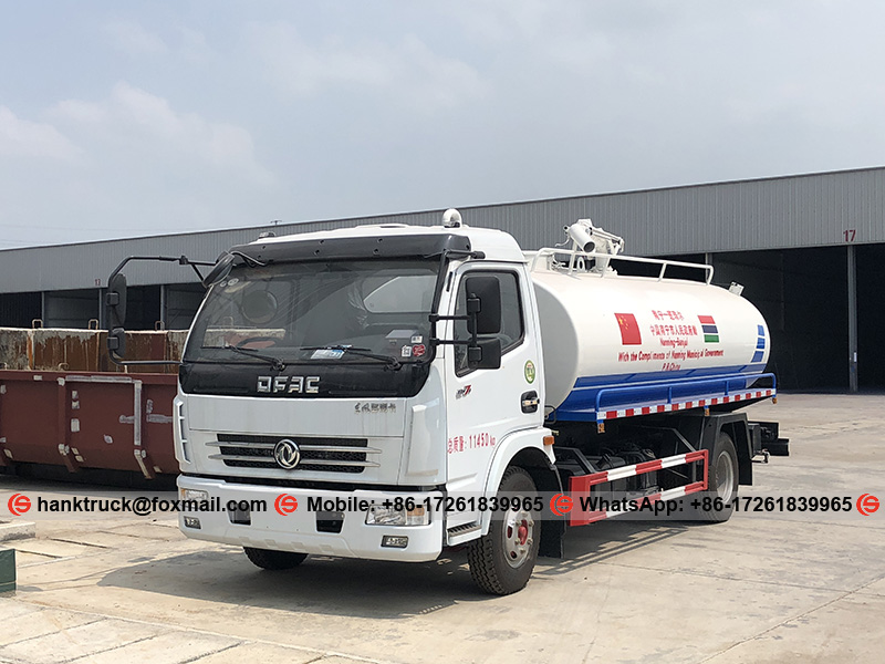DONGFENG 7,000 Liters Septic Tank Truck Shipping To Gambia