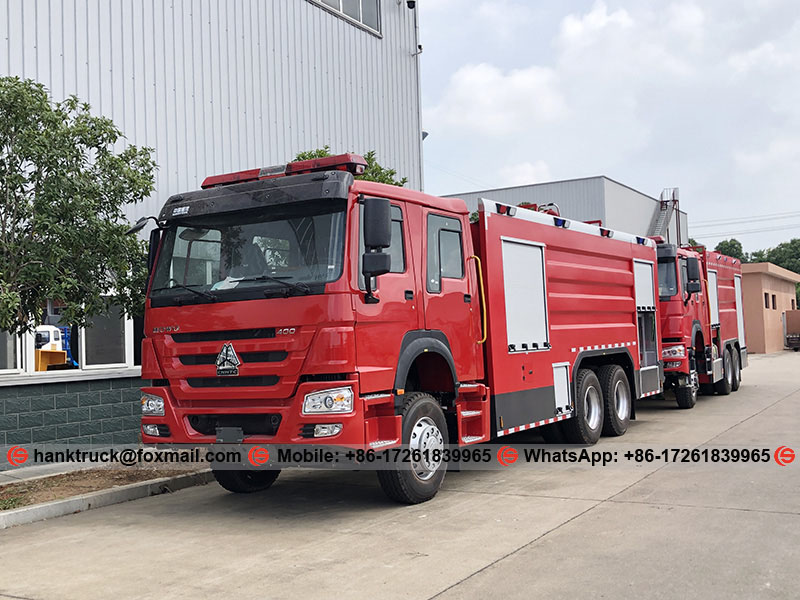SINOTRUK HOWO 15000 Liters Foam Type Fire Engine